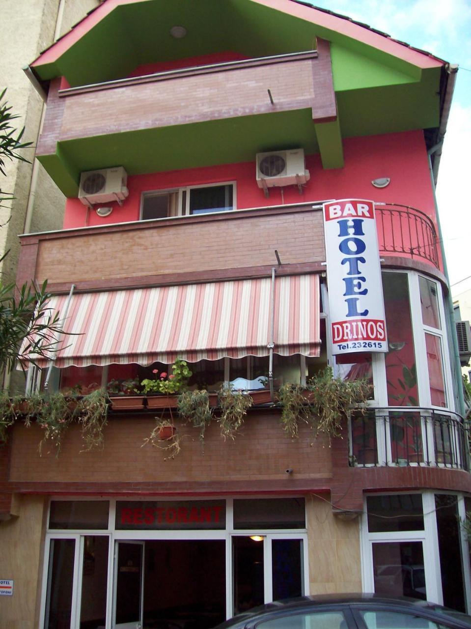 טיראנה Hotel Drinos מראה חיצוני תמונה